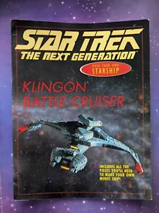 Star Trek Haz Tu Propia Nave Estelar Klingon Crucero de Batalla Press Out Modelo Kit - Imagen 1 de 9
