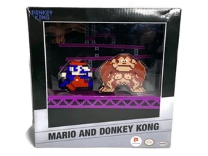 Mario & Donkey Kong Diorama 8-Bit Collectable Walgreens Exclusive Nintendo NEW - Picture 1 of 7