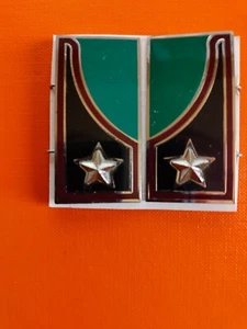 Mostrine Metalliche Genio Pionieri per Truppe Alpine non in uso - Foto 1 di 2