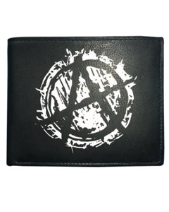 ANARCHY SYMBOL - Punk Logo Leder Geldbörse - Bild 1 von 1