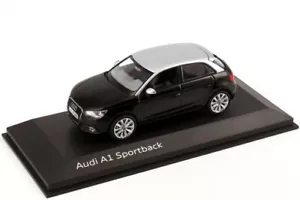 AUDI A1 8X SPORTSPORTBACK PHANTOM NERO/ARGENTO GHIACCIO 1:43 KYOSHO (MODELLO RIVENDITORE) - Foto 1 di 7
