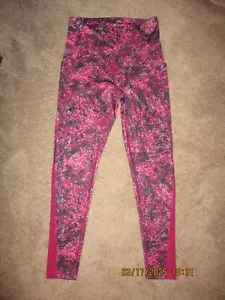 Tek Gear Women's Size Medium Mesh Side-Pocket Compression Leggings EUC - Picture 1 of 13