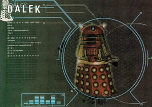 Dr Who The Supreme Dalek Postcard (P129x) - Picture 1 of 1