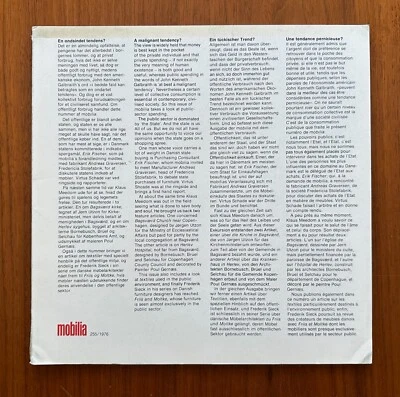 Mobilia Magazine No. 255. 1976. Danish Public Sector Design. Art. Vintage Ads. - Image 1 of 4