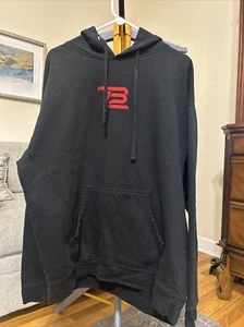 TOM BRADY TB12 Black HOODIE OFFICIAL XXL NEW ENGLAND PATRIOTS Never Worn - Picture 1 of 4