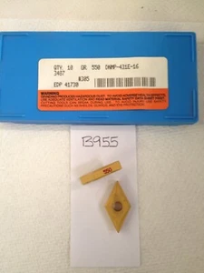 10 NEW SECO DNMP 431-E16. CARBIDE INSERTS. GRADE 550 {-B955-} - Picture 1 of 1
