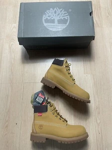 Timberland 6in Classic Wheat Helcor Waterproof Scuffproof Boots New Size 3 - Picture 1 of 8