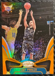 2018-19 Panini Certified #47 Tony Parker Orange Mirror 11/99 Hornets