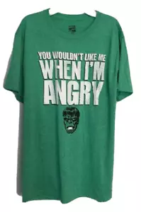 Marvel The Incredible Hulk T-Shirt Mens Size M Graphic Green Short Sleeves NEW - Picture 1 of 12