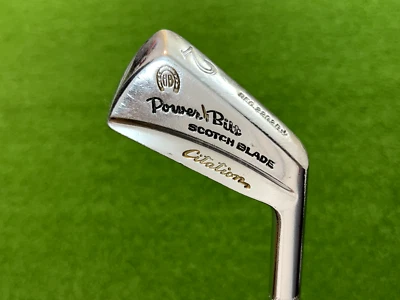H&B PowerBilt Citation Scotch Blade (2) IRON Right Handed Steel Stiff Flex Used - Image 1 of 4