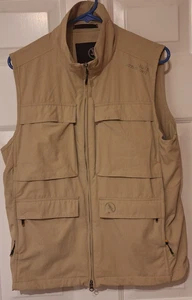 Aigle Fishing Vest Multi Pocket Actimum Khaki Beige Size M - Picture 1 of 11