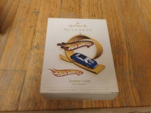 Vintage Hallmark Andenken Weihnachtsschmuck Hot Wheels Sooper Loop MIB NRFB - Bild 1 von 1
