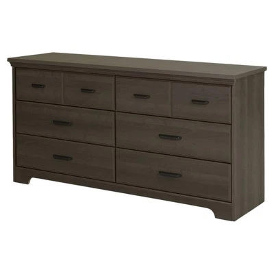 South Shore Canada Versa 6-Drawer Contemporary Wood Dresser in Gray Maple - Image 1 of 4