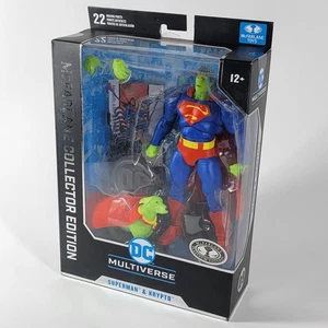 Figura de acción McFarlane DC Multiverse Superman & Crypto 7 pulgadas edición platino - Imagen 1 de 16