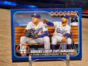 2024 Topps Series 2 Dodgers  Freeman/Betts Blue Parallel #401 Color Match - Picture 1 of 2