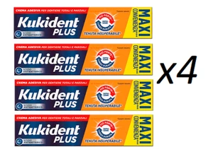 Kukident Plus Tenuta  Insuperabile Maxi Convenienza 57g Offerta Super 4 pezzi !! - Foto 1 di 4