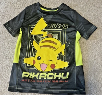 Pokémon T-Shirt Boys Size 4 Short Sleeved Active Jumping Beans - Image 1 of 4