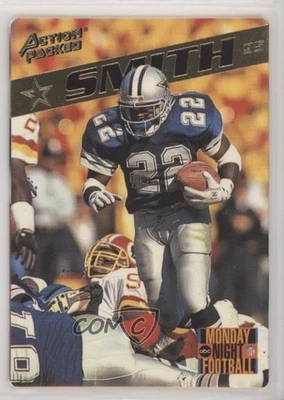 1995 Action Packed Monday Night Football Emmitt Smith #55 HOF - Image 1 of 2