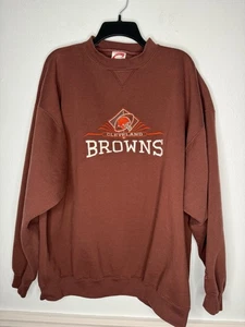 Cleveland Browns besticktes Fußball Sweatshirt XL Kader Vintage 90er Fehler lesen - Bild 1 von 5