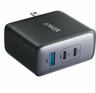 Cargador rápido Anker 736 100w Nano A2145 GAN USB-C 3 puertos negro NUEVO Foto 1 de 3