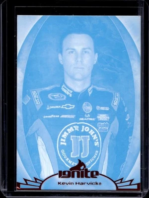 2012 Press Pass Ignite Kevin Harvick Color Proof Cyan #17 - Image 1 of 2