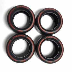 Official LEGO Wheels Pirelli Red Soft Tyres,Matches W14 And McLaren, 42171 - Picture 1 of 3