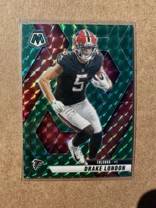 2025 Panini Mosaic - Drake London Green Mosaic Prizm - Falcons - Bild 1 von 2