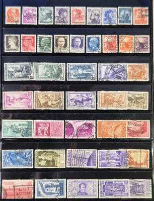 Vintage ITALIAN Cultural Daily Stamp Mix from ITALY - 43 Stamps - Sold as Seen G - Image 1 of 2
