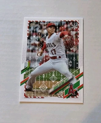 2021 Topps Holiday Shohei Ohtani #HW80 - Image 1 of 2