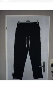 bpc Umstandshose Sporthose Jogginghose Gr.48-50, XL, Schwarz mit weißem Steifen - Bild 1 von 3