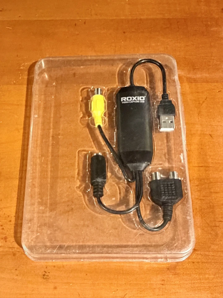 Roxio UB315-E Video Capture USB Adapter, VHS VCR to Digital Read - NEW - Image 1 of 1