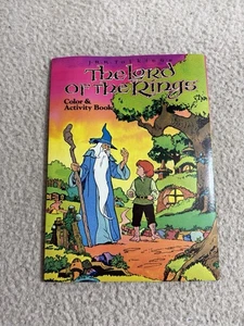 Vintage 1979 The Lord of The Rings Coloring & Activity Book JRR Tolkien Unused - Bild 1 von 9