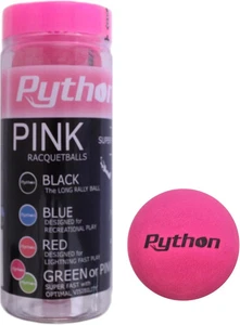 Python (rosa) Racquetballs (superschnell mit optimaler Sichtbarkeit) - Bild 1 von 8