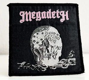 ✅ Vintage MEGADETH "Killing Is My Business…" Aufnäher/Patch • Silberne Details  - Bild 1 von 4
