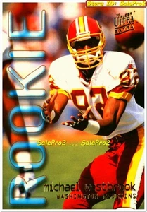 Ultra Fleer 1995 Michael Westbrook NFL RC WASHINGTON REDSKINS MINT ROOKIE #472 - Bild 1 von 2