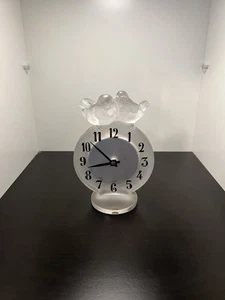 Lalique 150th Anniversary Commemorative Antoinette Clock 2010 Limited Edition - Picture 1 of 4