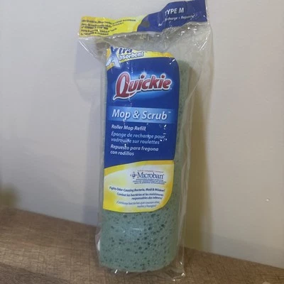 Cabezal de fregona Quickie 0582MB 058BMB 9" X 4" tipo M celulena (1 recarga) SELLADO NUEVO Foto 1 de 4