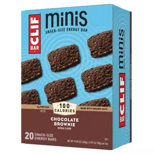 CLIF Bar Chocolate Brownie Energy Bar Minis - 19.8oz/20ct - Picture 1 of 6