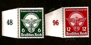 Nazi Germany Third Reich Swastika Reichsberufswettkampf 1939 stamp HJ set B MNH - Picture 1 of 1