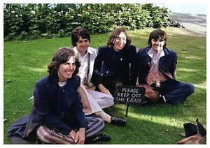 Reproduktion Vintage ""Die Beatles - Gras"" Musikposter, Wandkunst, Größe A2 - Bild 1 von 1