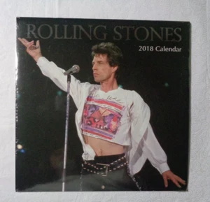 Rolling Stones Calendario 16 mesi 2018 - Sigillato - Foto 1 di 2