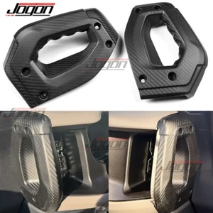 Manijas de agarre laterales de tablero de carbono mate moldura para Ford Bronco Wildtrak Raptor 2021-25 - Imagen 1 de 12