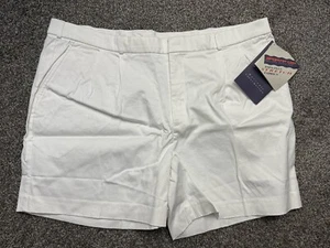 NWT Sportif USA White Cargo Mens Khaki Sz 46 Hiking Sailing Shorts Boating Golf - Picture 1 of 4