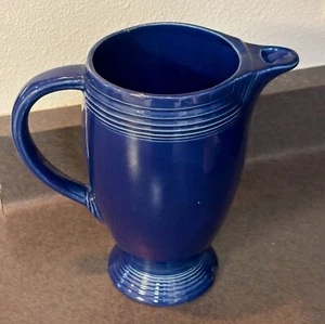 ~~Homer Laughlin Fiesta Cobalt Blue Vintage Coffee Pot with NO Lid****** - Picture 1 of 7