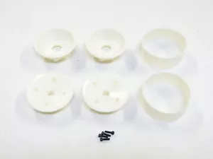 NEW ASSOCIATED RC10T Wheels Front Set WHITE AI24 - Picture 1 of 3