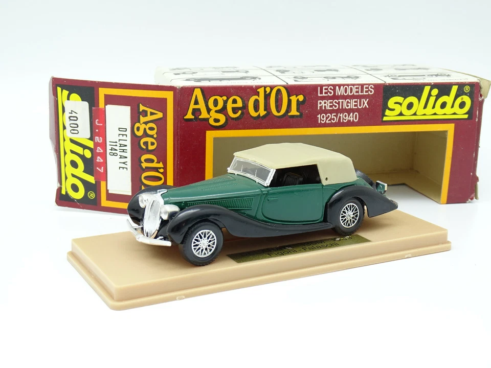 Solido 1/43 - Delahaye 135M Figoni Falaschi 1939 Verde 1148 - Immagine 1 di 1