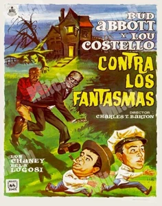 ABBOTT & COSTELLO MEET FRANKENSTEIN 1948 SPANISH POSTER LOBBY CARD - Picture 1 of 1