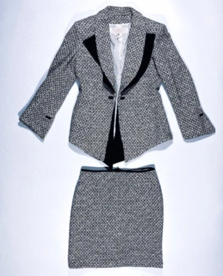 SUPER RARE Nina RICCI Edition Boutique Couture 2 piece skirt/blazer EU 42 US 10 - Image 1 of 4