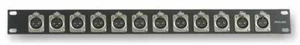 PULSE - Panneau rack 1U avec 12 prises de panneau XLR - Photo 1/1