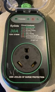 EyGde RV Surge Protector 30 Amp Waterproof Upgraded 30 Amp Surge Protectors - Picture 1 of 6